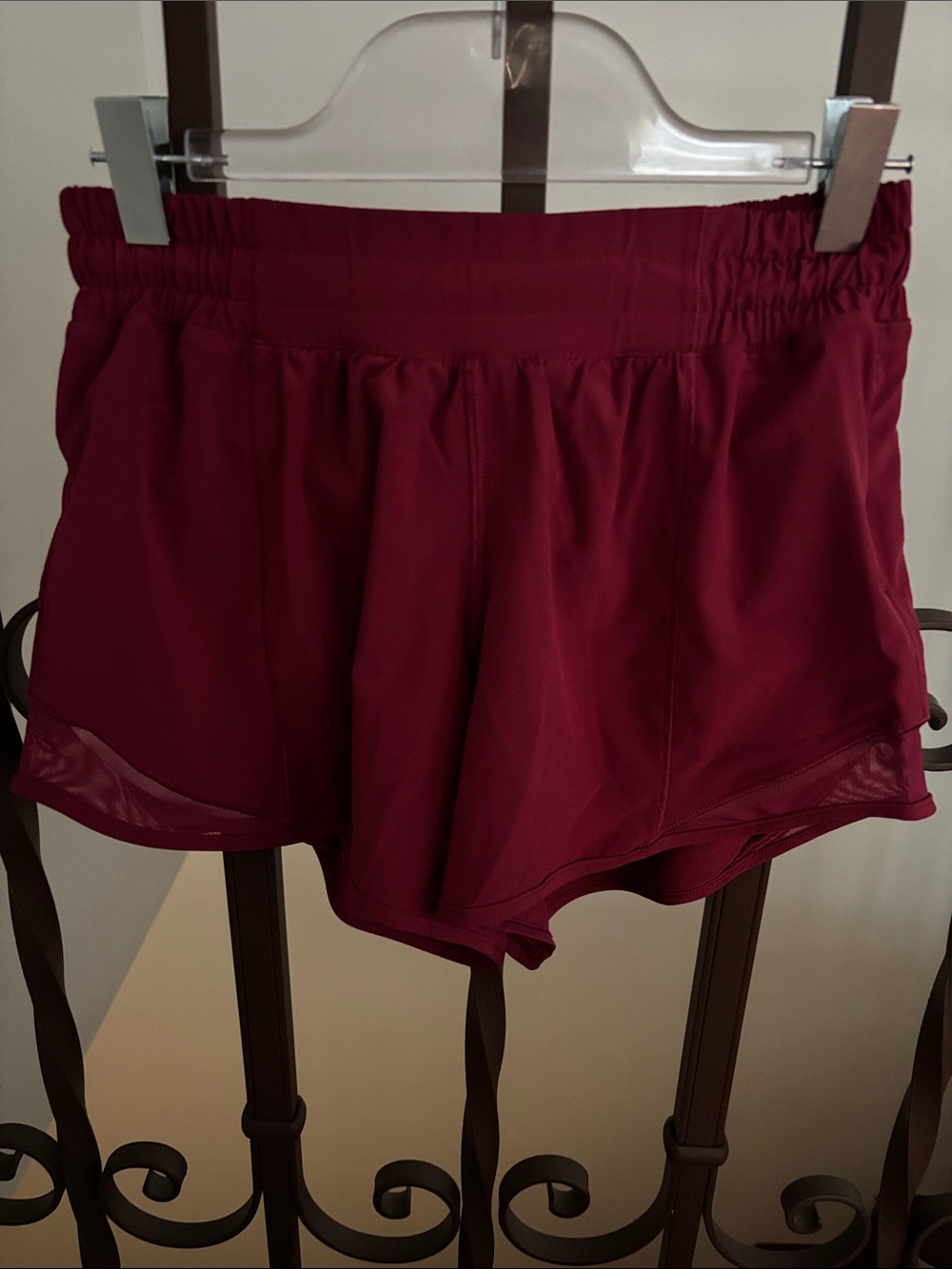 lululemon athletica Women's Burgundy Running Shorts